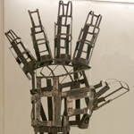 Piece of artwork titled "My Hand" by Timothy Simpson