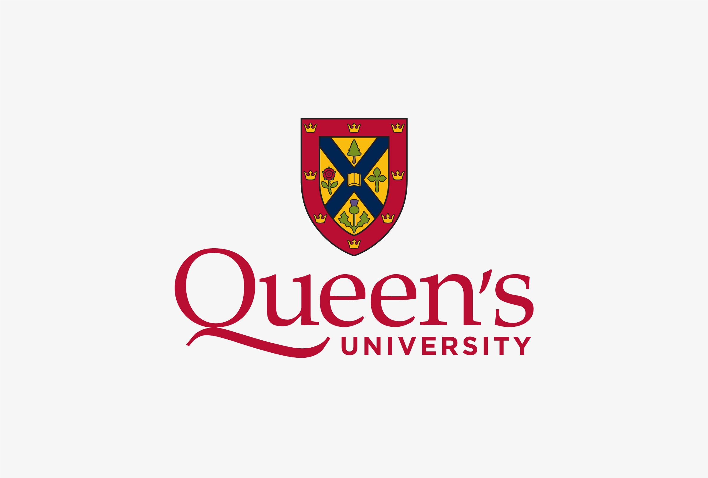 Queen's University vertical full colour logo