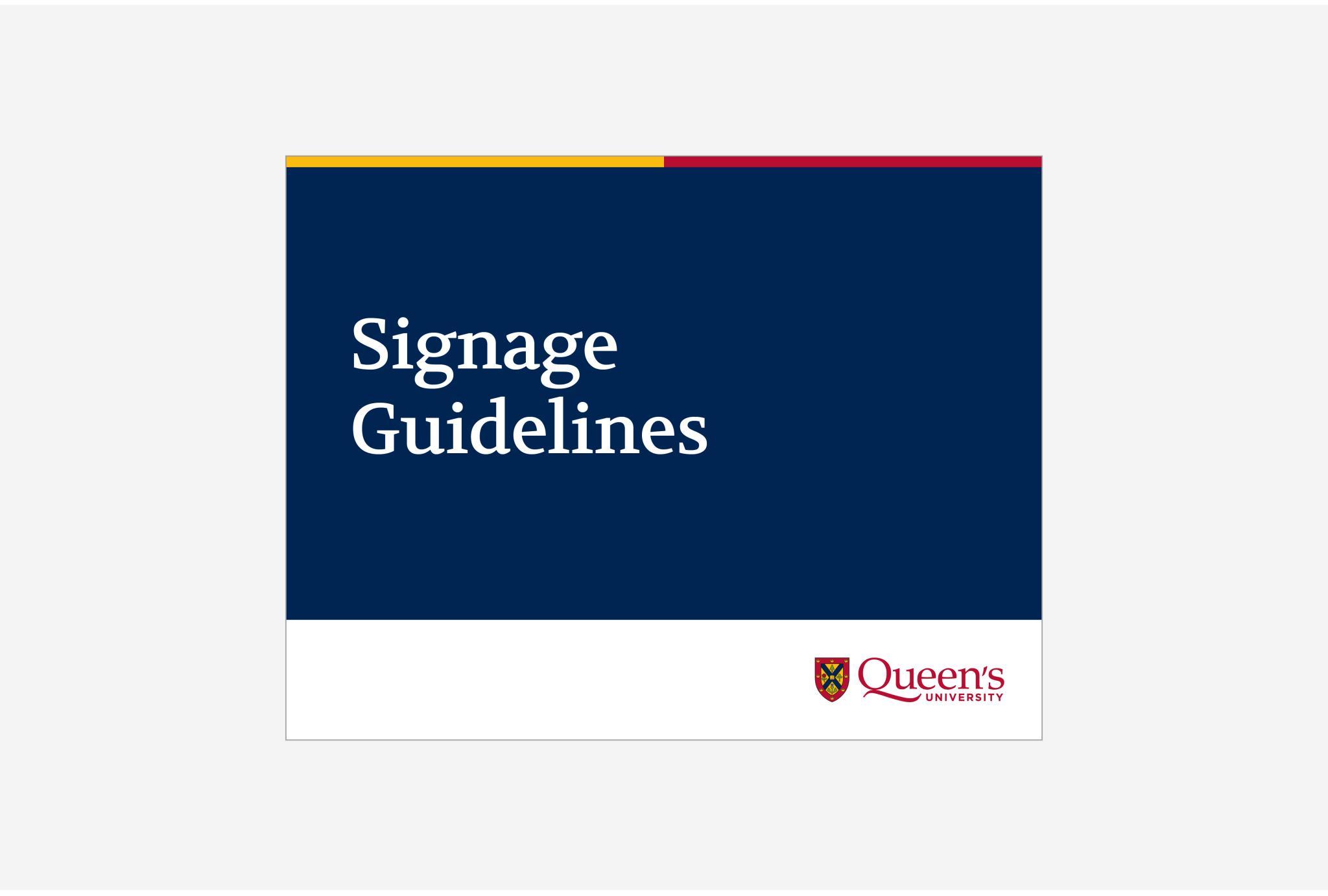Signage Guidelines