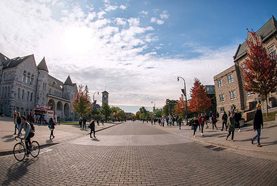 University Avenue on Queen's Campus