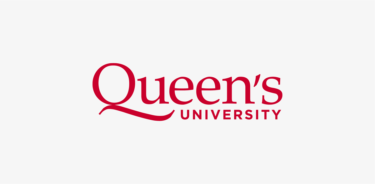 Queen's University red wordmark