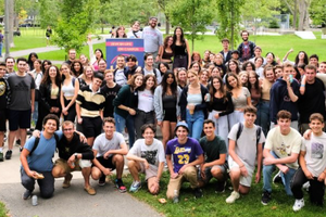 a group of students