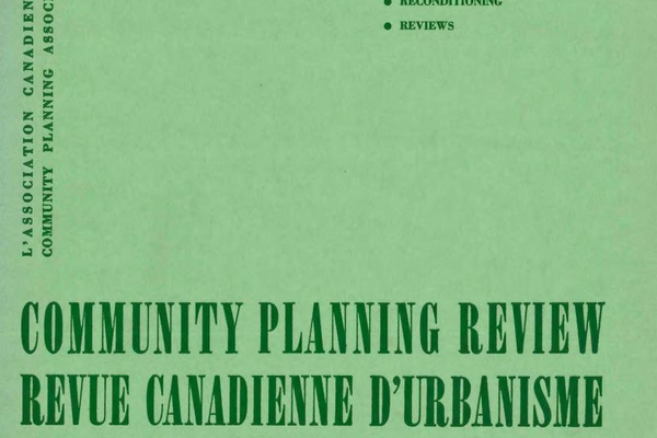 Community Planning Review / Revue Canadienne D'Urbanisme Vol. 7 N. 2