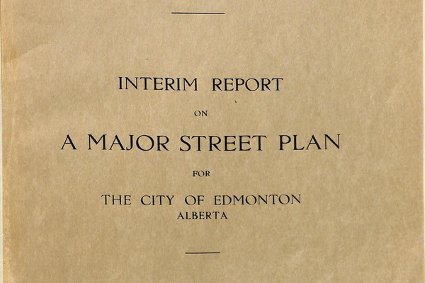 Major Street Plan for the City of Edmonton (1930) 