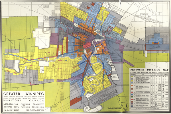 Winnipeg Zoning Map (1948) 