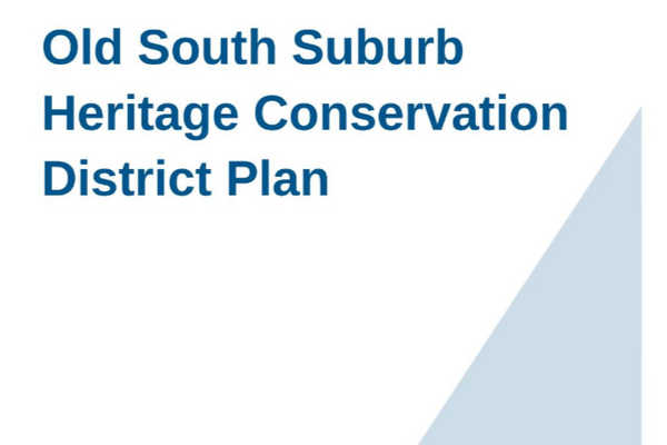 Old South Suburb Heritage Conservation District Plan