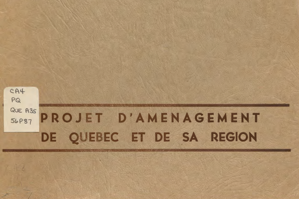 Projet d'Aménagement de Québec et de sa Région
