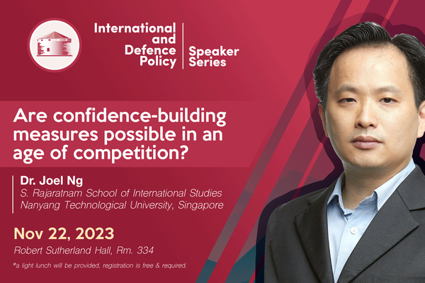 IDP Speaker Series with Dr Joel Ng
