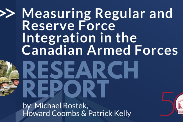 Measuring Regular and Reserve Force Integration in the Canadian Armed Forces