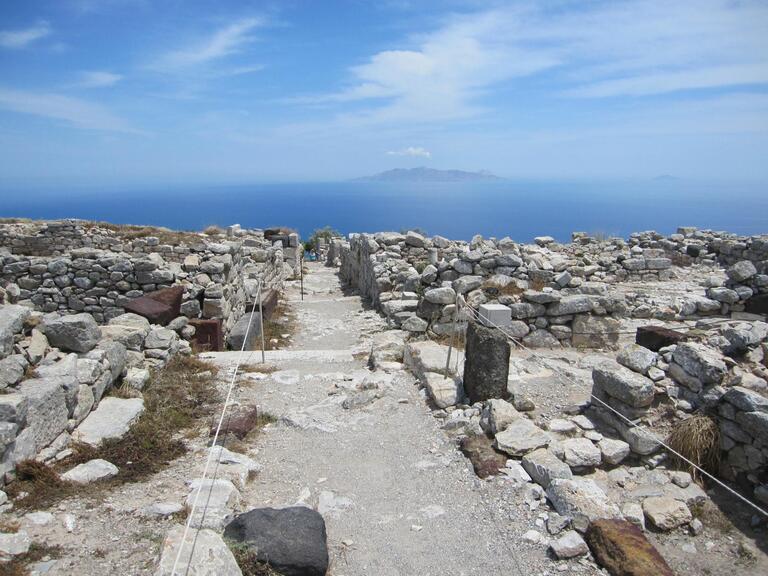 Photograph of the site of Ancient Thira.