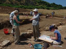 Discussion amongst students at Matera.
