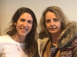 Two people smiling for a photo