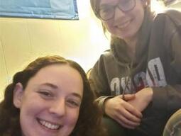 Photograph of two people.