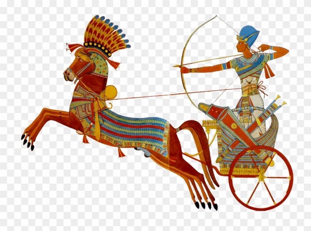 Pharaoh Riding Chariot
