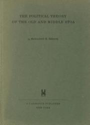 The Political Theory of the Old and Middle Stoa book cover