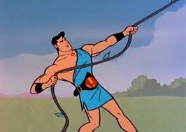 A cartoon Hercules