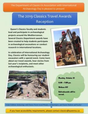 The 2019 Classics Travel Awards Reception poster