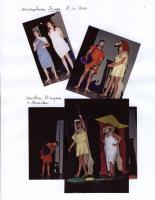 People in dresses performing a play
