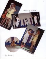 People during a performance wearing costumes