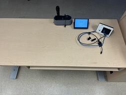 Top down view of the podium. 