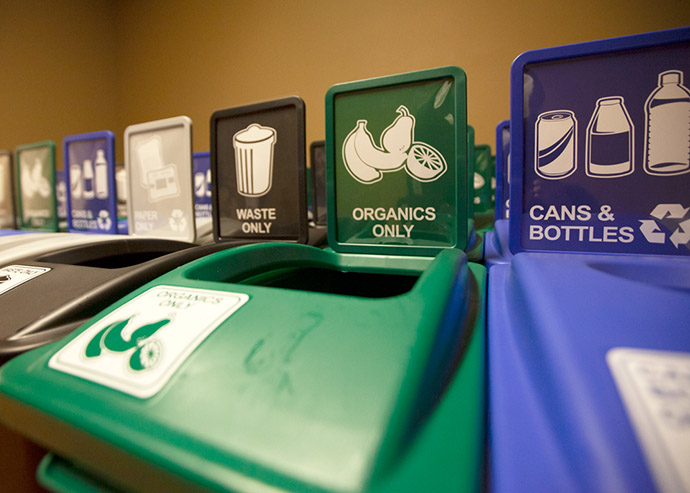 Recycling bins