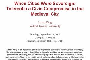 When Cities Were Sovereign: Tolerantia a Civic Compromise in the Medieval City poster