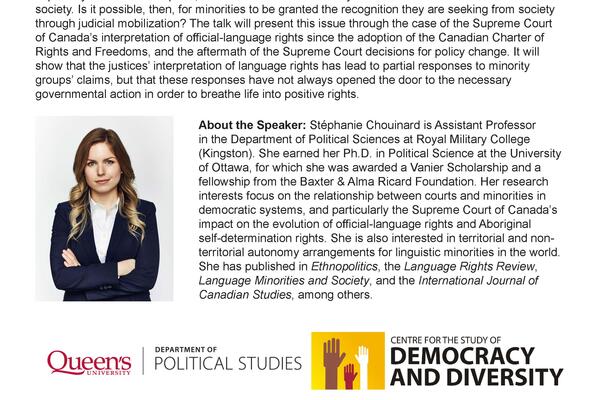 Chouinard - Minority rights and the judiciary