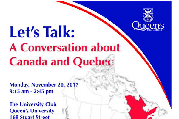 Let's Talk: A Conversation about Canada and Quebec poster