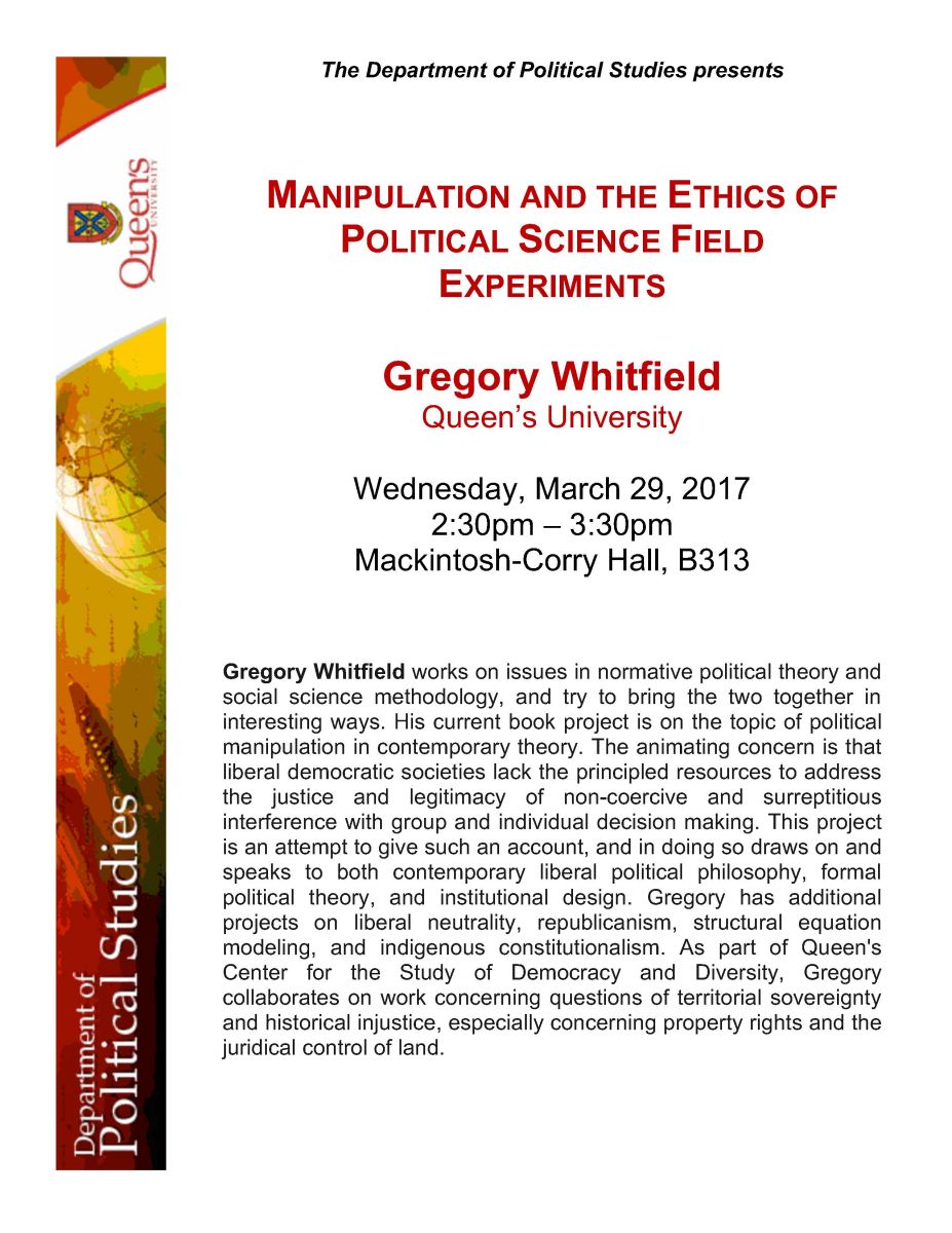 Gregory Whitfield poster