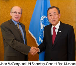 McGarry and the UN Secretary-General