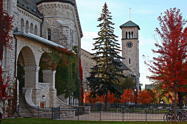 Ontario Hall in the fall