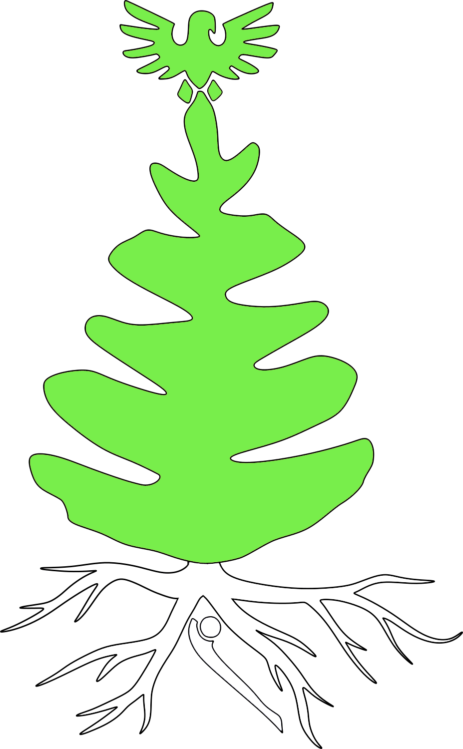 "green tree of peace"