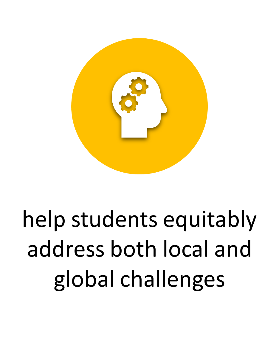 help students equitably address both local and global challenges