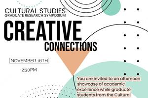 Creative Connection is happening Nov 16 at 2:30pm