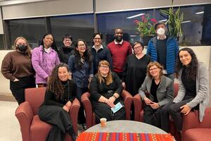 large group gathered at Creative Connections