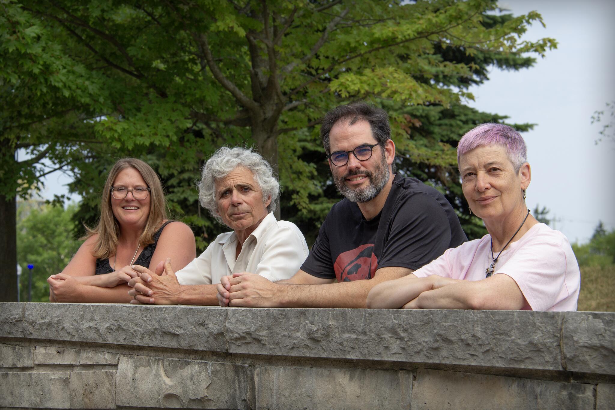 Carrie and other members of the department