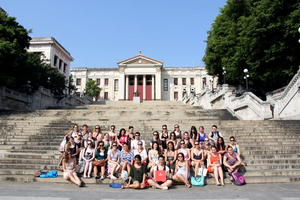 The course combined classroom study at Queen's and the University of Havana, cultural exchange, and international experience.