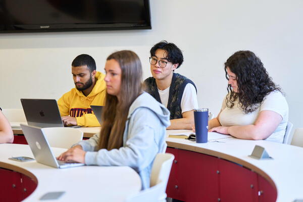 Students in a classroom.