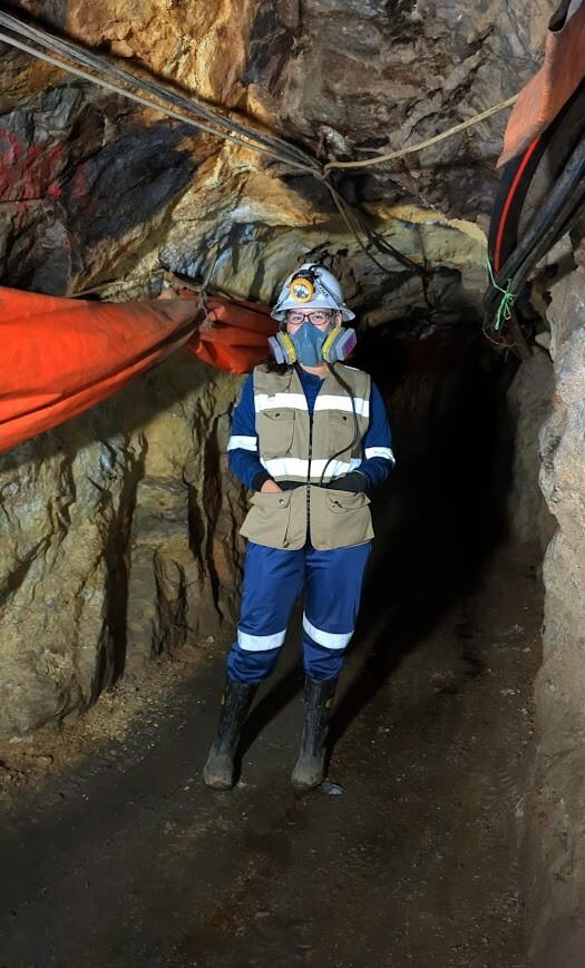 PhD Candidate Sandra McKay out on field work