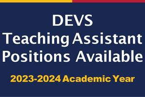 Teaching Assistantship Positions Available