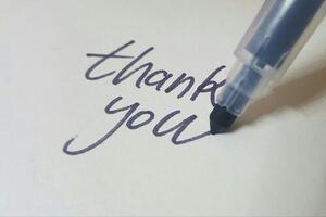 Thank you note