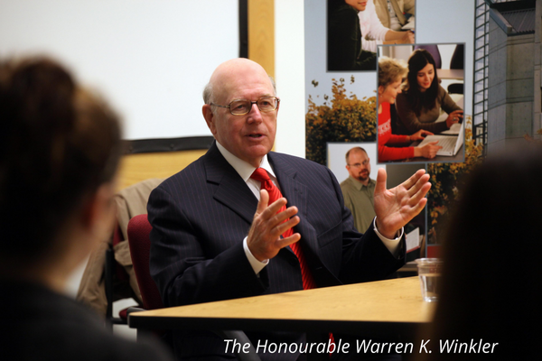 The Honourable Warren K. Winkler