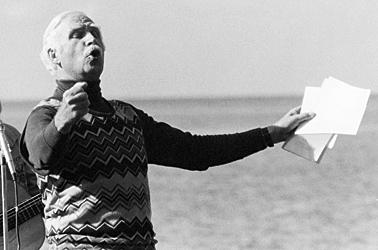 Laverty at orientation.