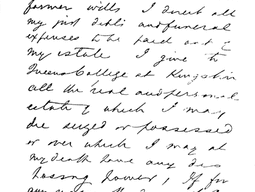 Robert Sutherland's Will