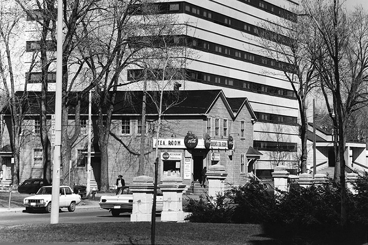 The location of the original Tea Room