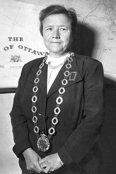 [Charlotte Whitton as Mayor of Ottawa]