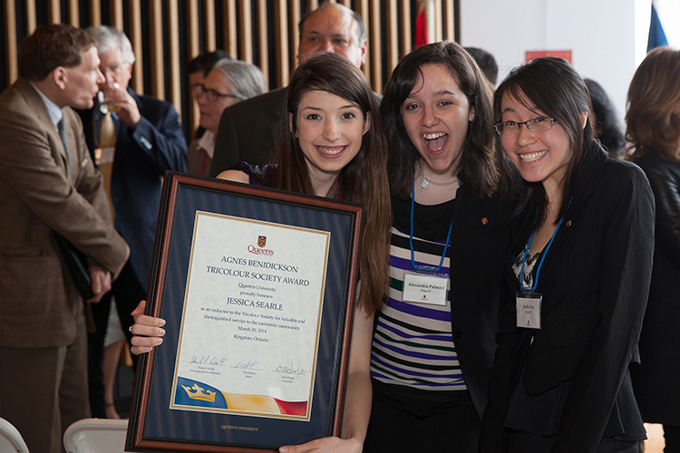 [2014 Tricolour award recipient Jessica Searle]