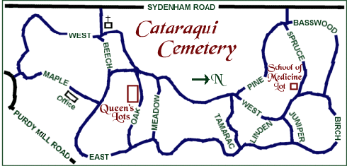 [map of the Queen's University Lots]