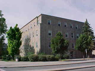[photo of Dunning Hall in 1988]