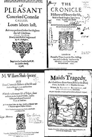 four play title pages 